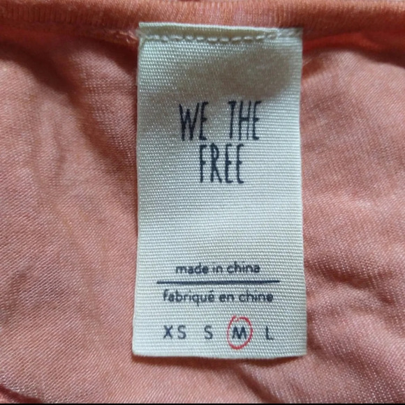 Free People Amelia Tank Top In Peach Size Medium - Picture 4 of 4